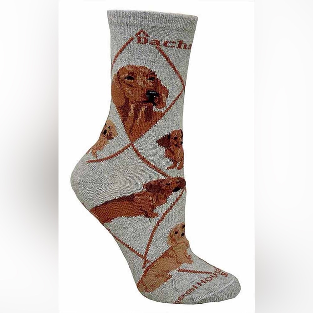 Wheel House Dachshund Socks Size 9-11 NWT